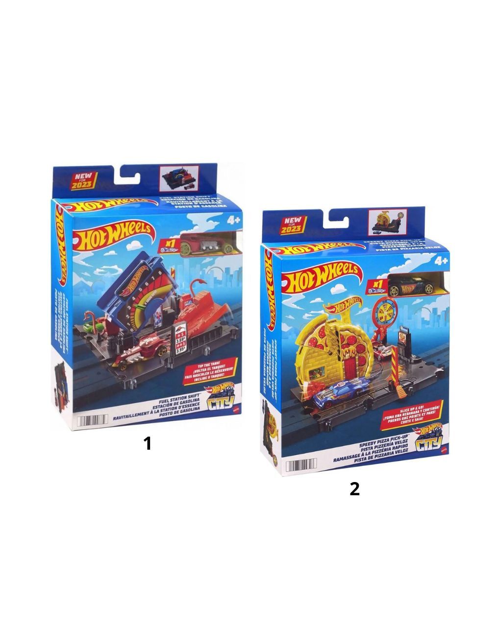Hot wheels mini πίστες city hmd53 (2 σχέδια)