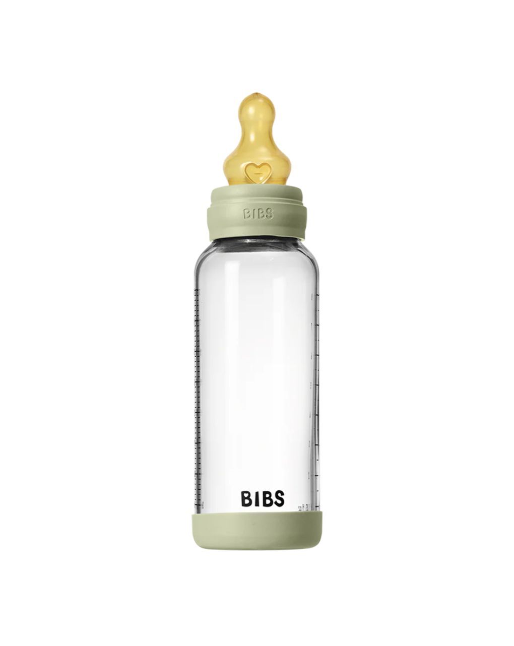 Bibs γυάλινο μπιμπερό 240ml latex sage 12.5020125 - BIBS