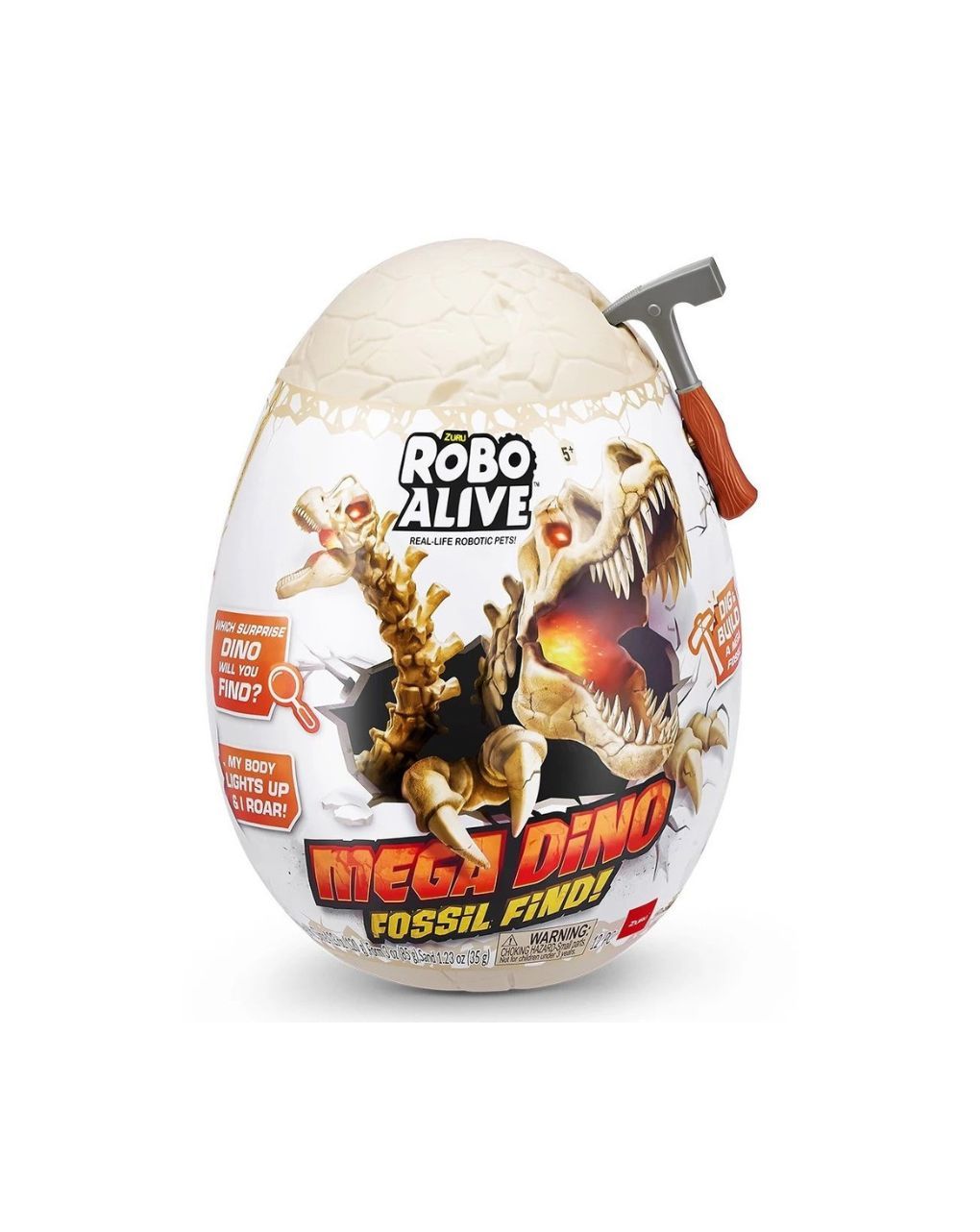Robo alive αυγό dino fossil mega series 1 11871102 - ROBO ALIVE