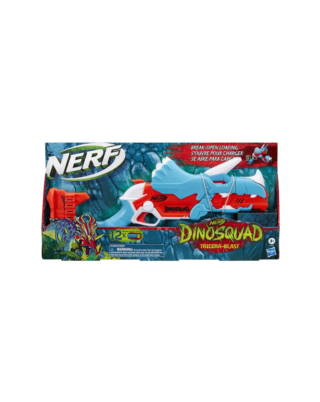 Hasbro nerf dinosquad tricerablast f0803