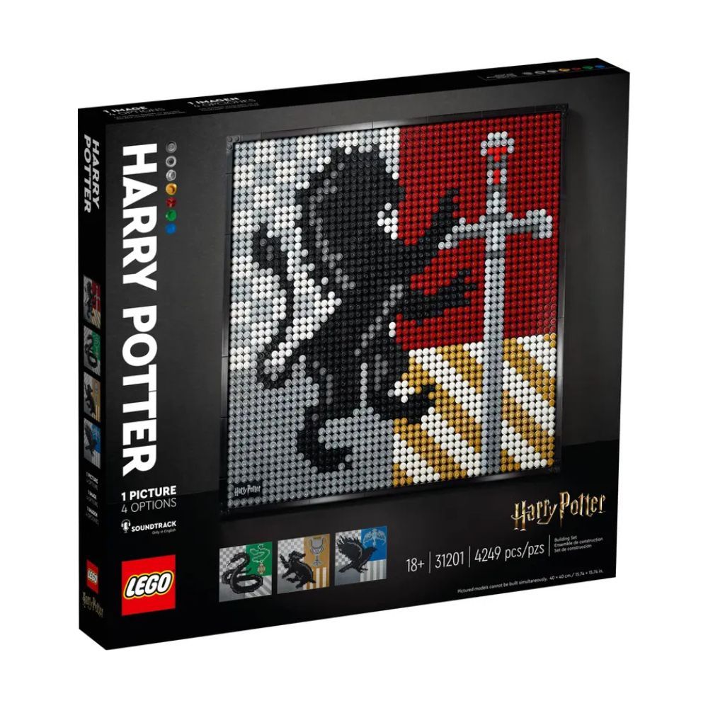 Lego art harry potter hogwarts™ crests 31201