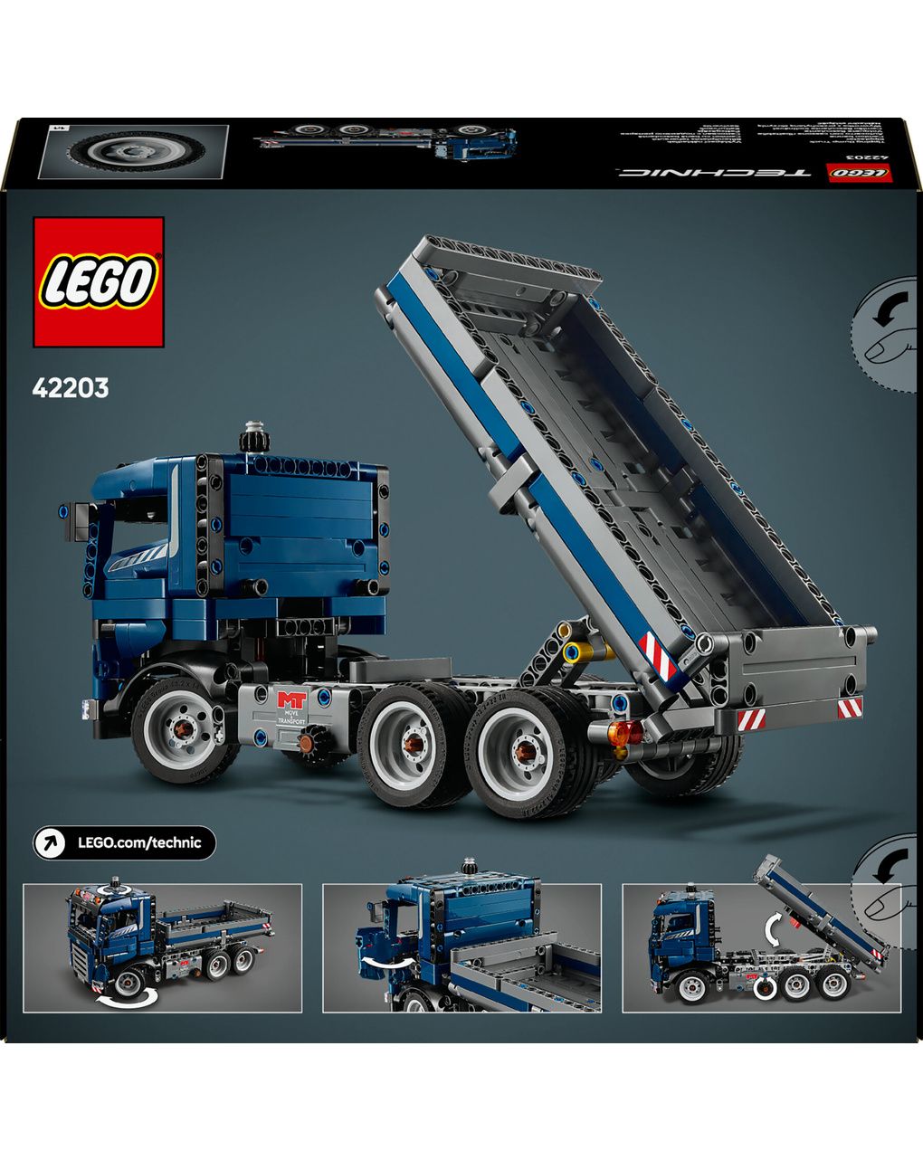 Lego technic tipping dump truck 42203 - LEGO