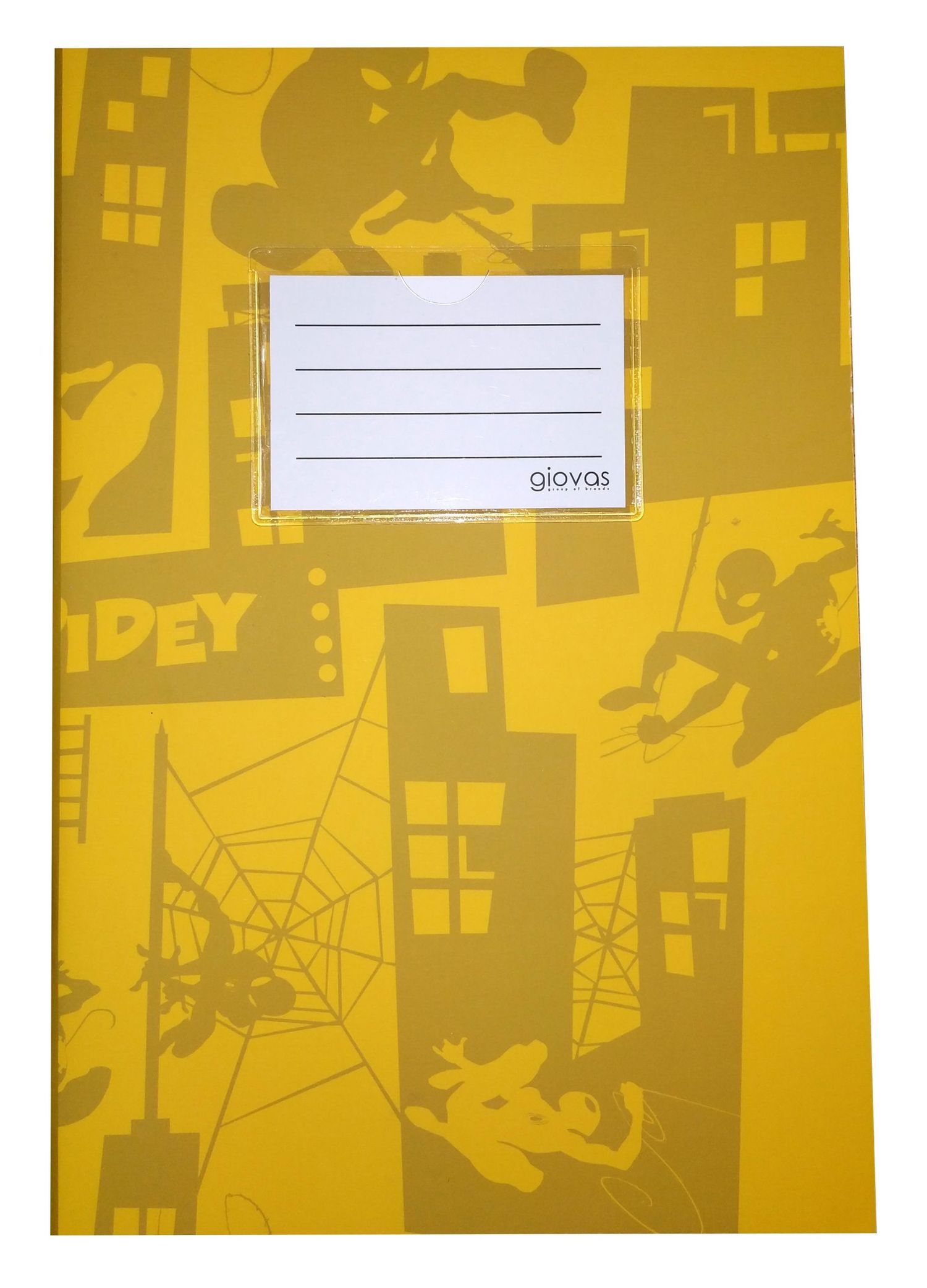 Gim  τετράδιο 17x25cm spiderman μονοχρ.ass.4xρ. 337-76400 - Gim