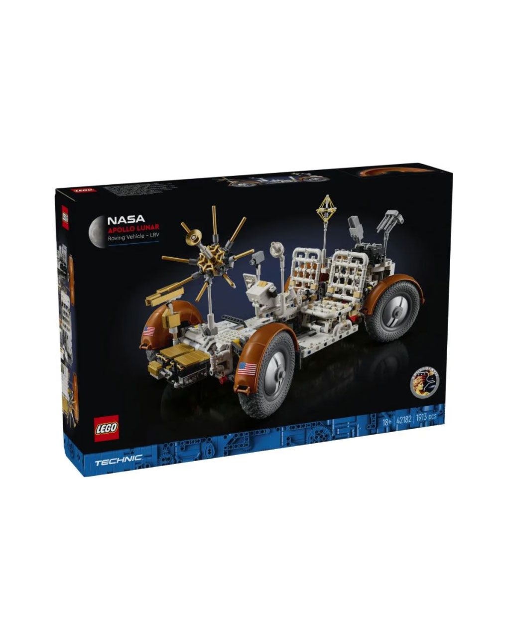 Lego technic nasa apollo lunar roving vehicle-lrv 42182