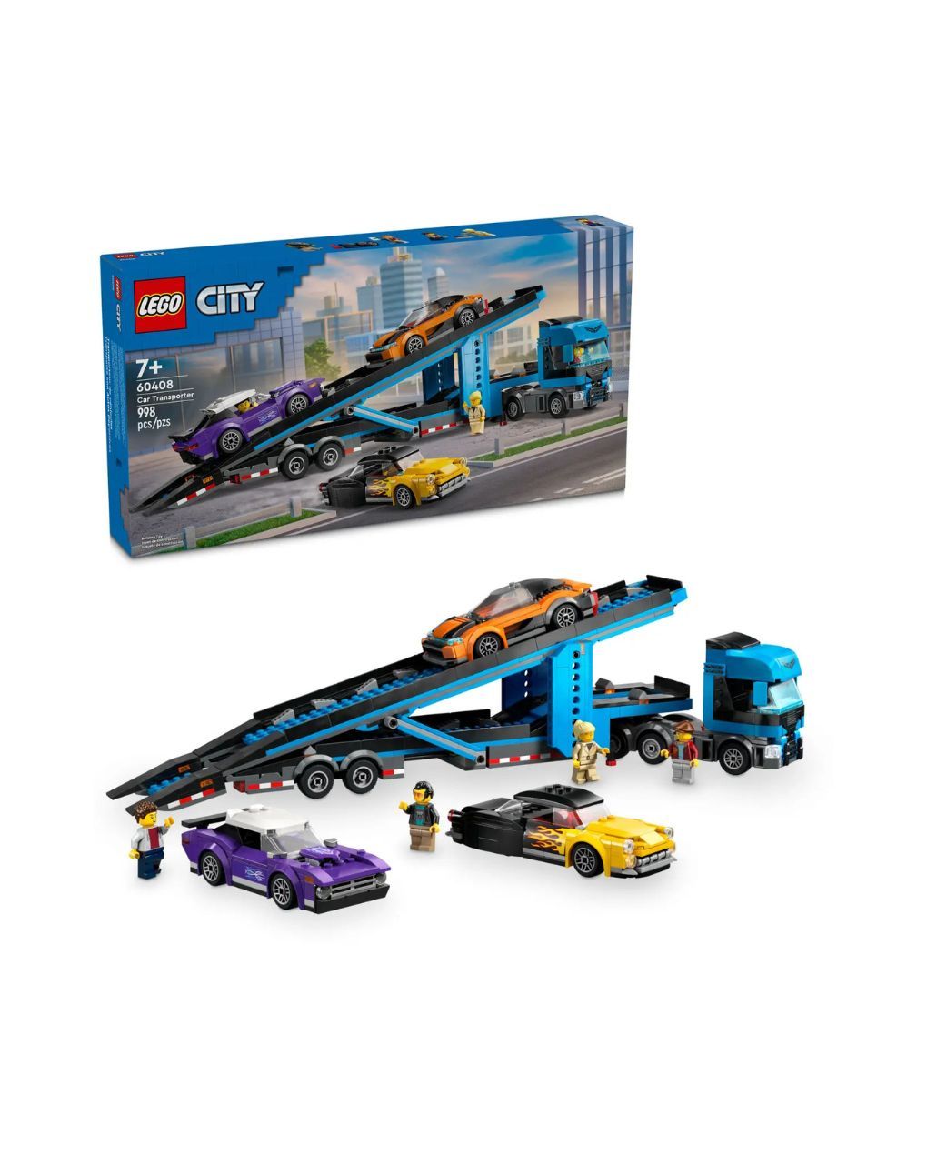Lego city car transporter truck with sports cars 60408 - Lego, Lego City