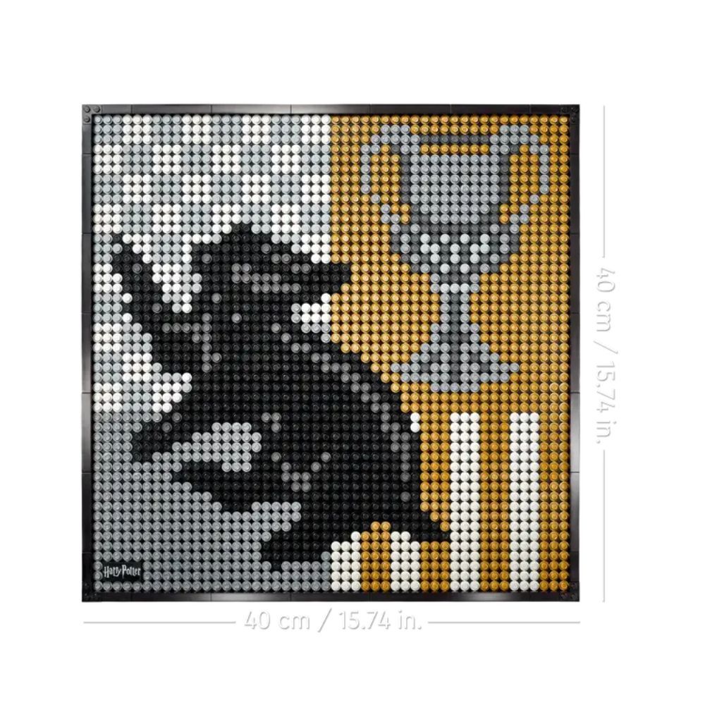 Lego art harry potter hogwarts™ crests 31201 - Lego, Lego Art