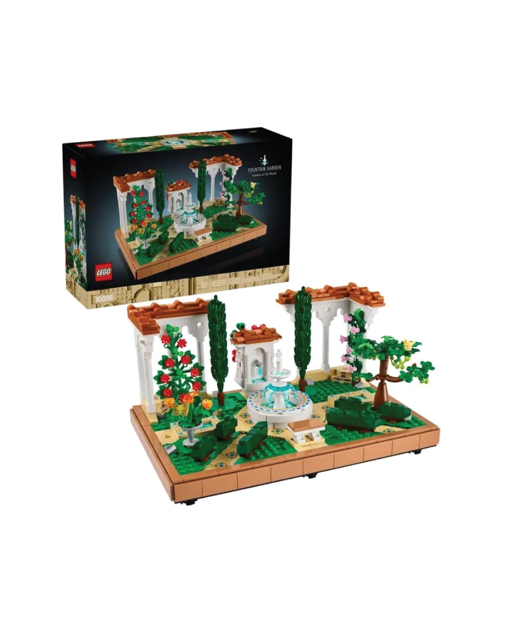 Lego icons fountain garden 10359 - Lego, LEGO Icons
