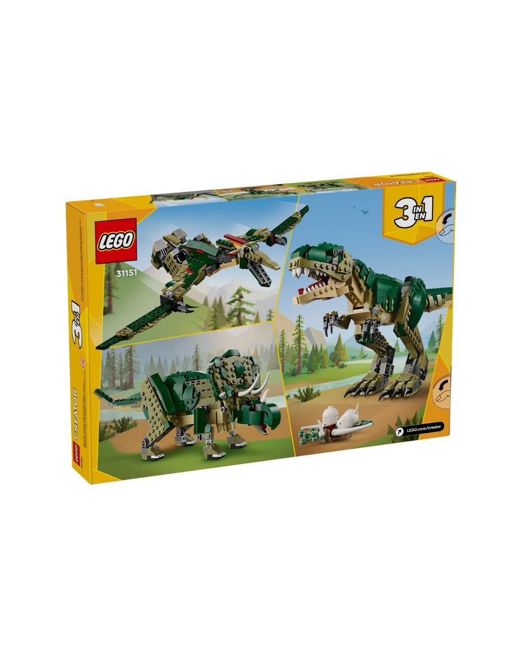 Lego creator 3in1 t.rex 31151 - Lego