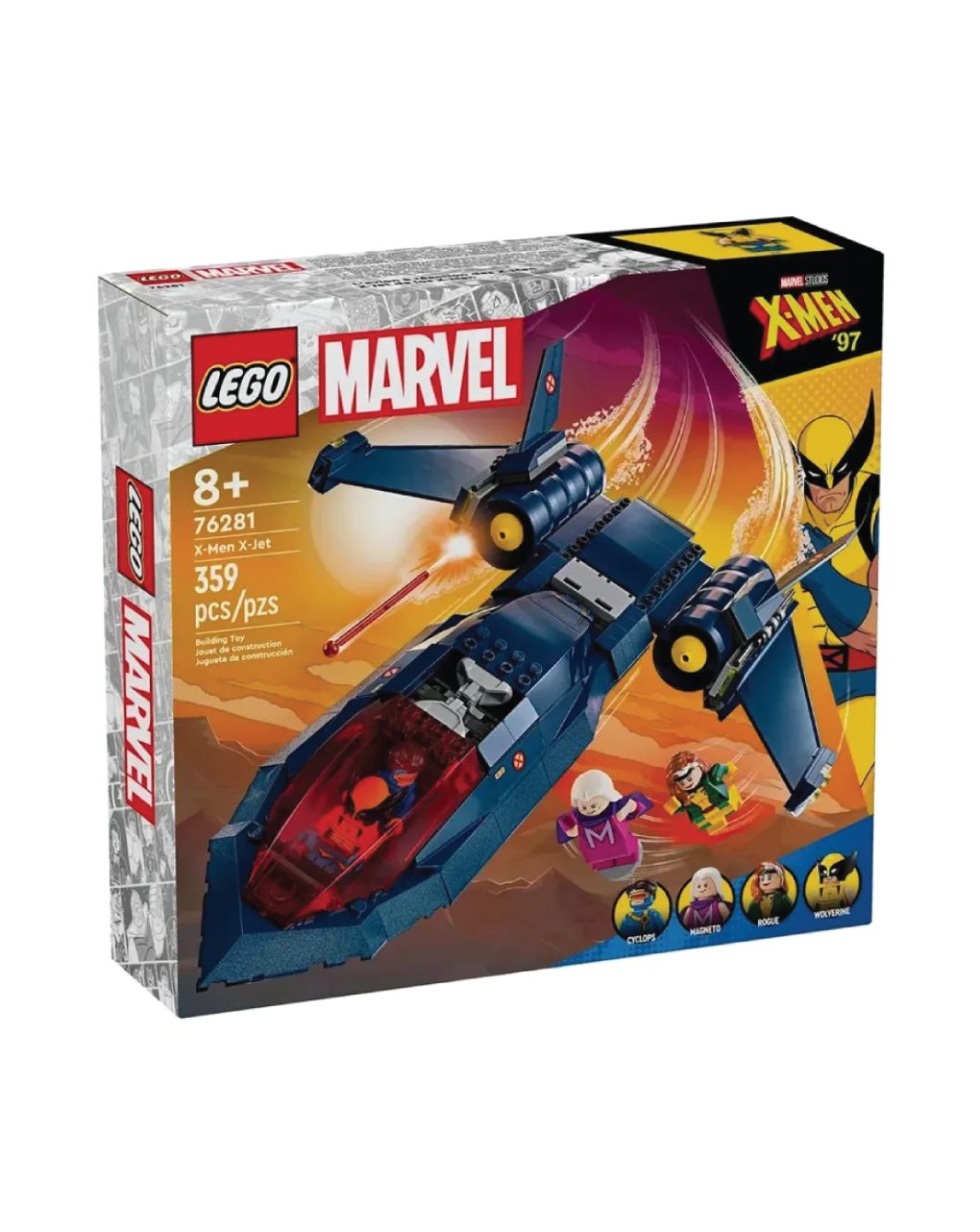 Lego super heroes x-men x-jet 76281