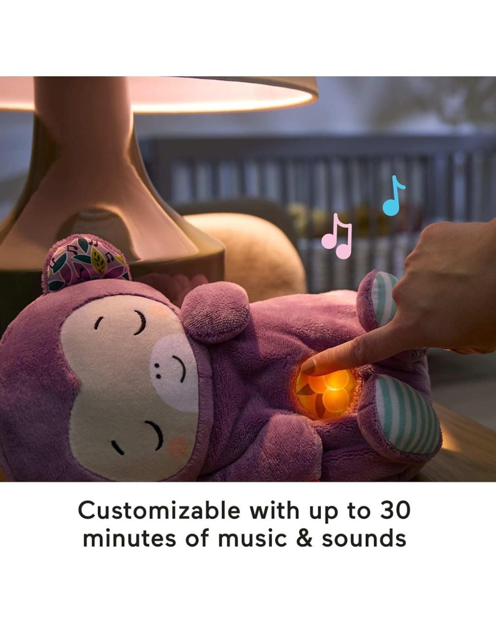 Fisher-price μαϊμουδάκι αγκαλιάς με κίνηση αναπνοής και μουσική jlh41 - Fisher-Price