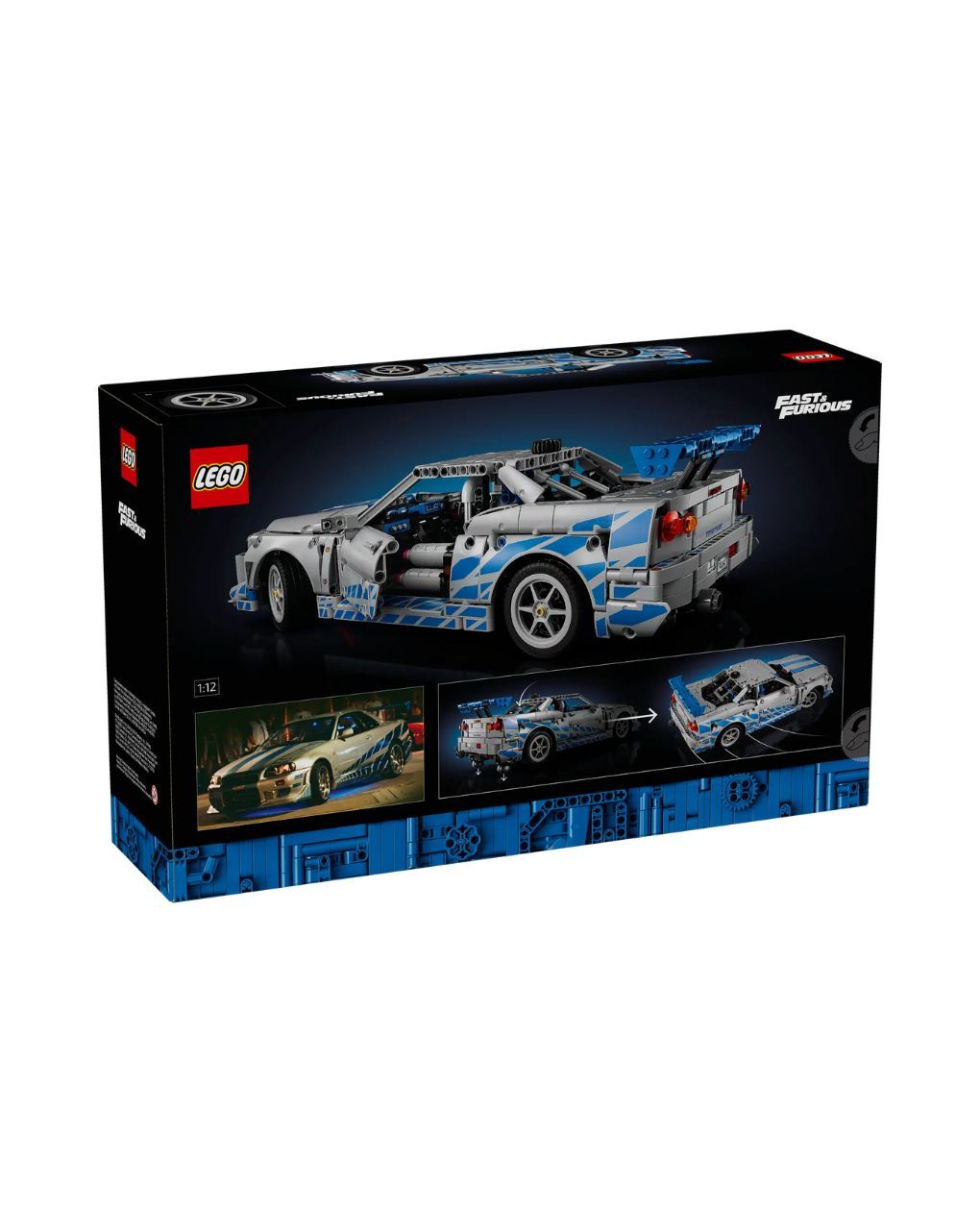 Lego technic 2 fast 2 furious nissan skyline gt-r (r34) 42210 - Lego, Lego Technic