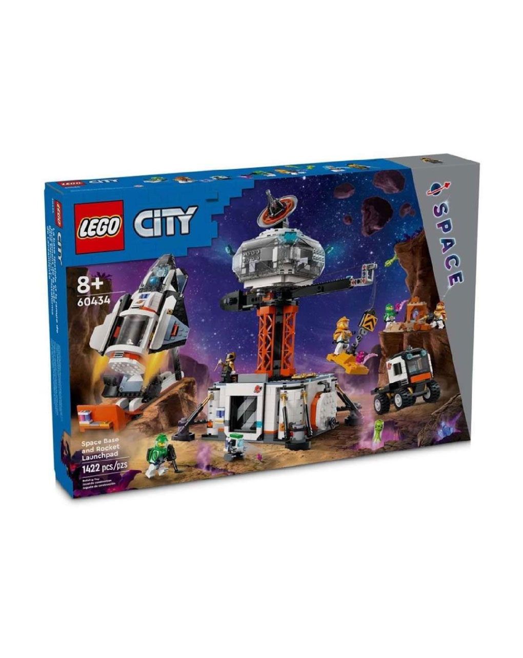 Lego city διαστημική βάση και πλατφόρμα εκτόξευσης πυραύλων 60434