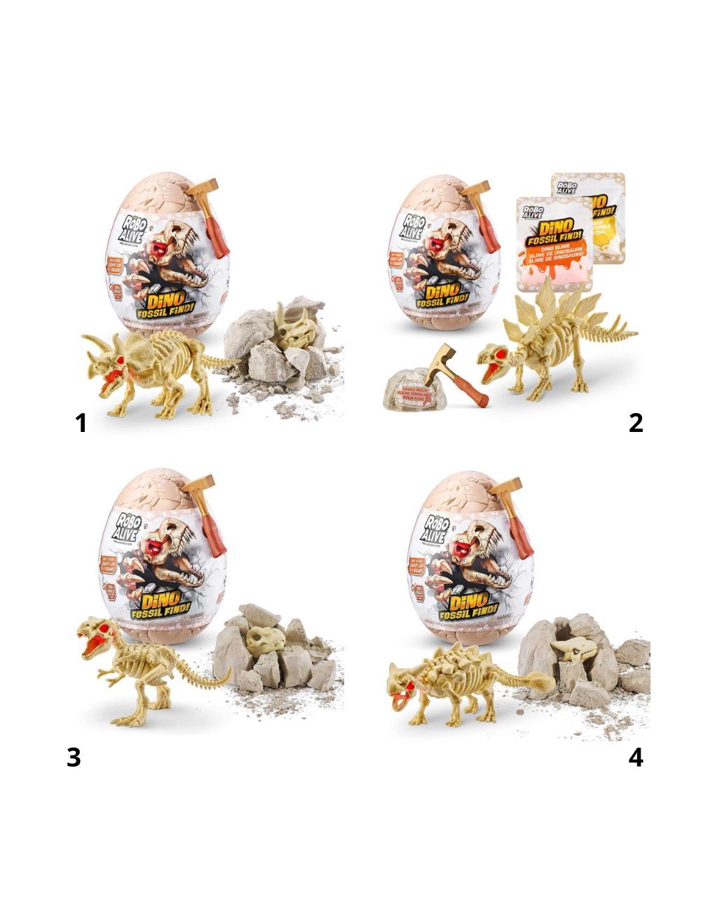 Robo alive dino fossil find! αυγό έκπληξη σειρά 1 11807156 - ROBO ALIVE
