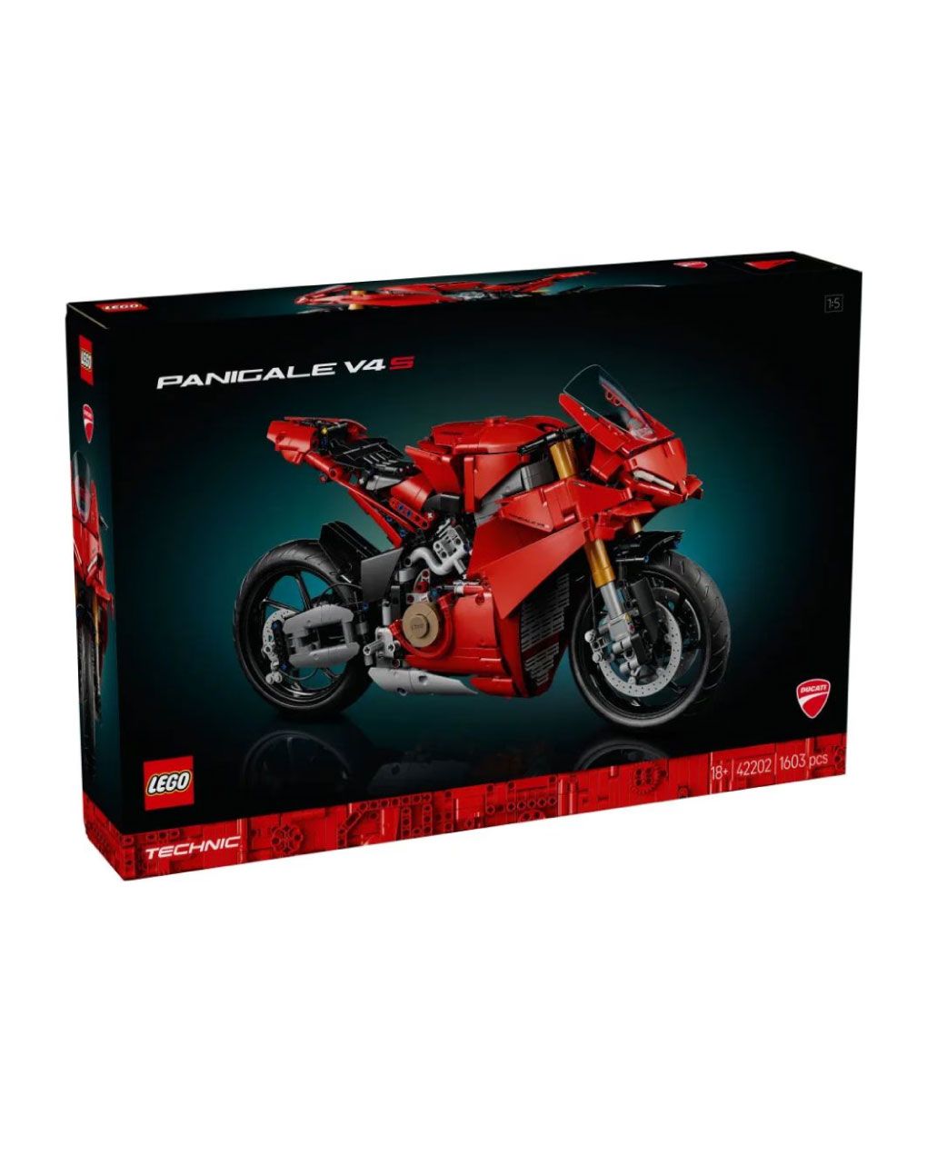Lego technic ducati panigale v4 s motorcycle 42202
