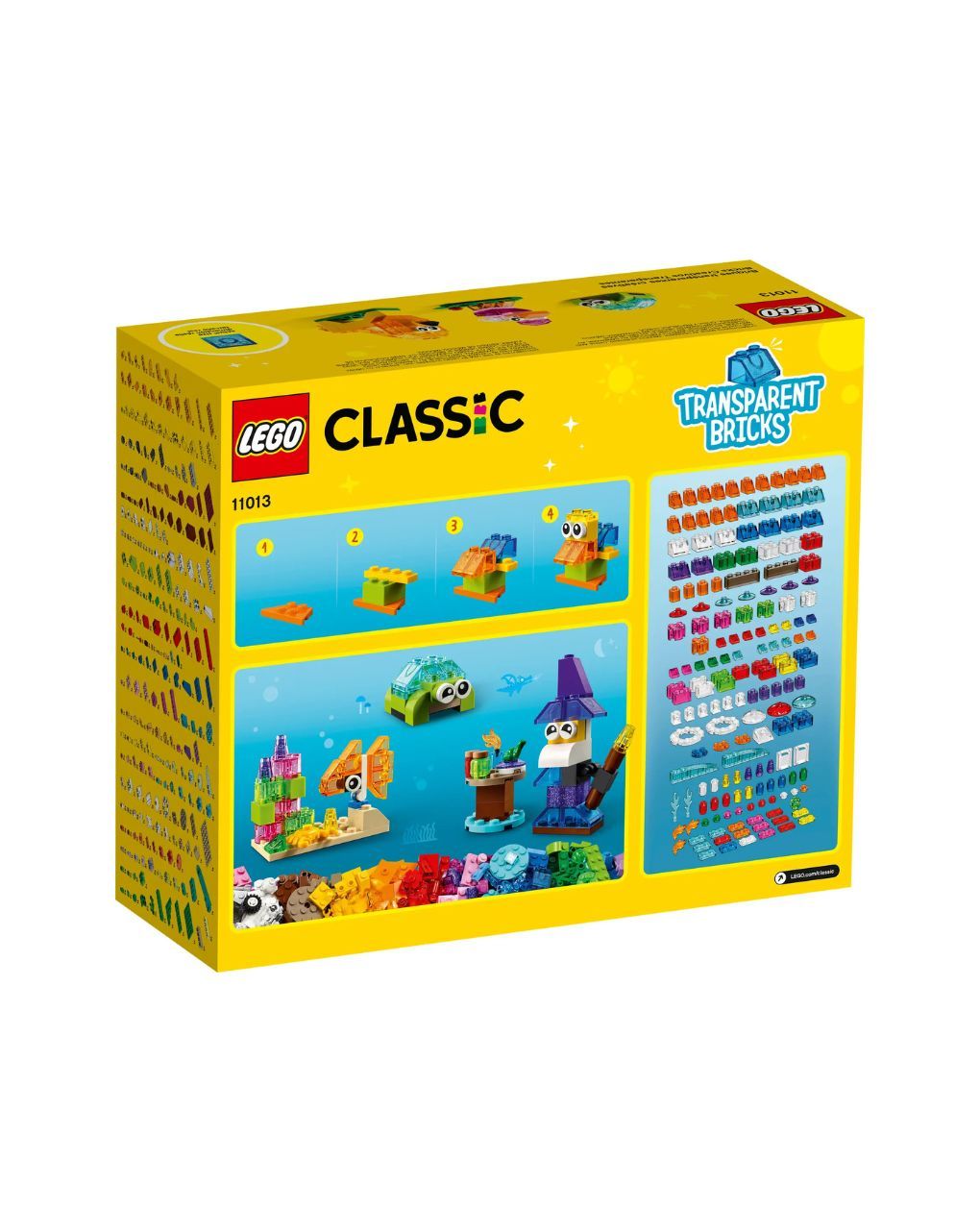 Lego classic creative transparent bricks 11013 - Lego, Lego Classic
