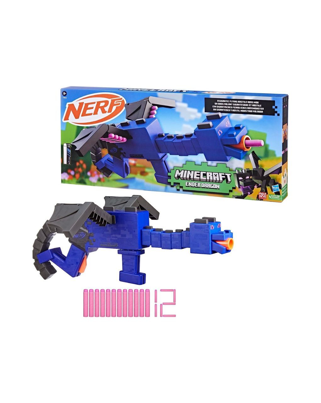 Nerf εκτοξευτής ender dragon minecraft f7912 - NERF