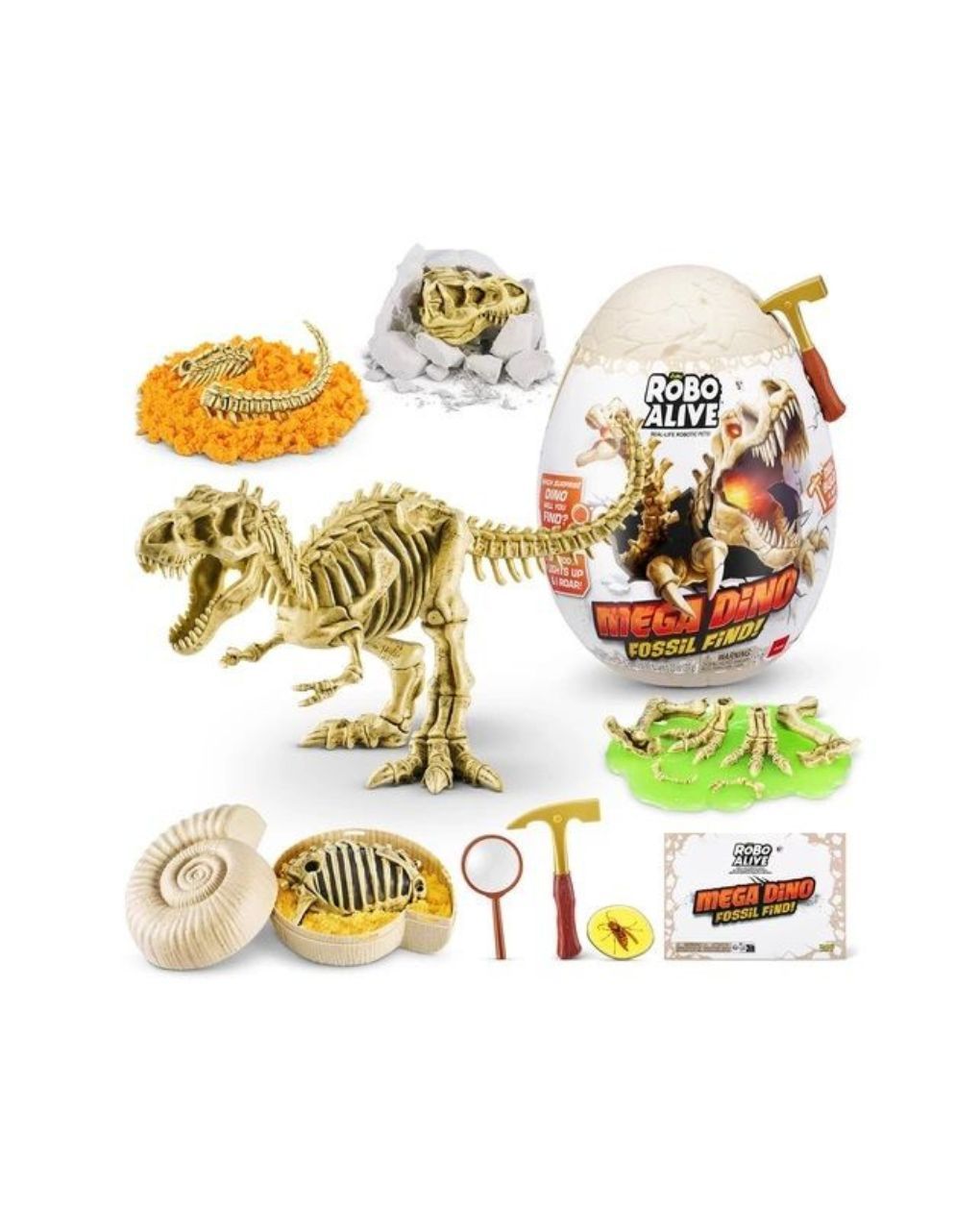 Robo alive αυγό dino fossil mega series 1 11871102 - ROBO ALIVE