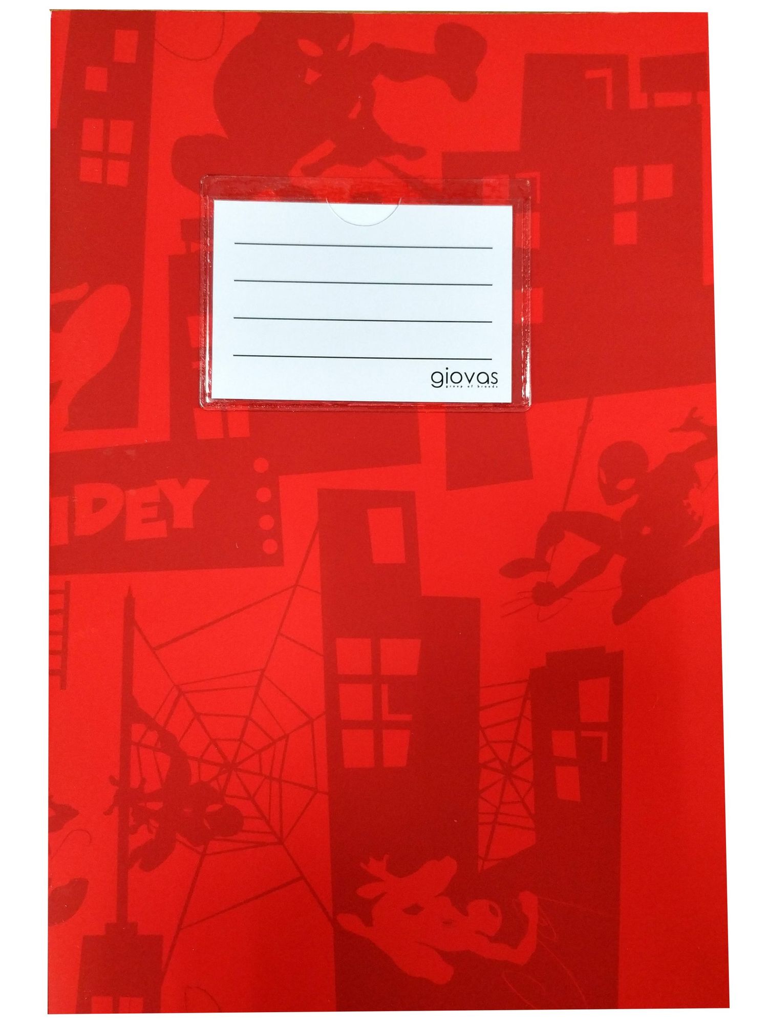 Gim  τετράδιο 17x25cm spiderman μονοχρ.ass.4xρ. 337-76400 - Gim