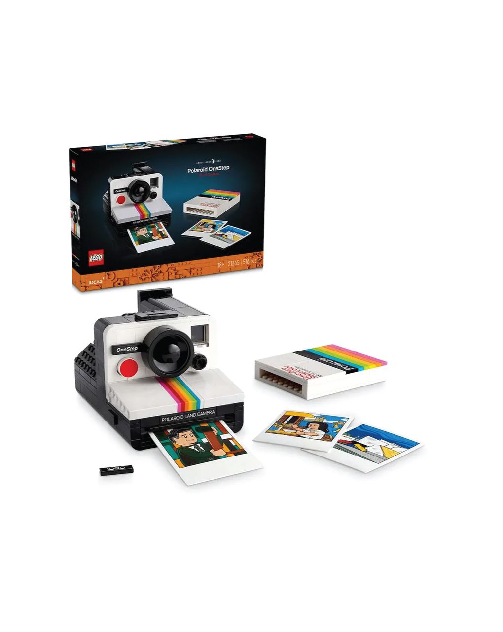 Lego ideas polaroid onestep sx-70 camera 21345