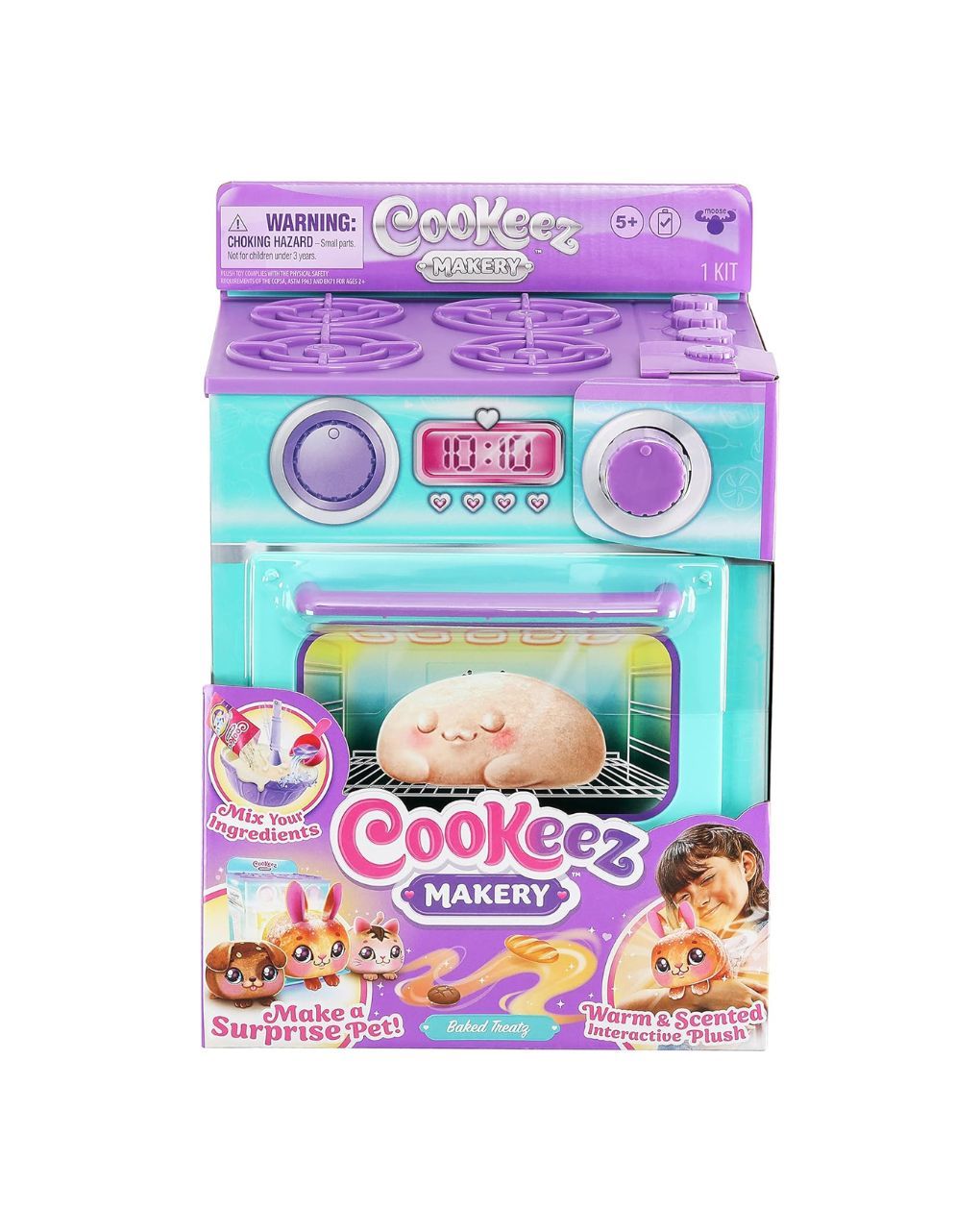 Cookeez makery μαγικό φουρνάκι με ζωάκι έκπληξη cke00000 (2 σχέδια) - Giochi Preziosi