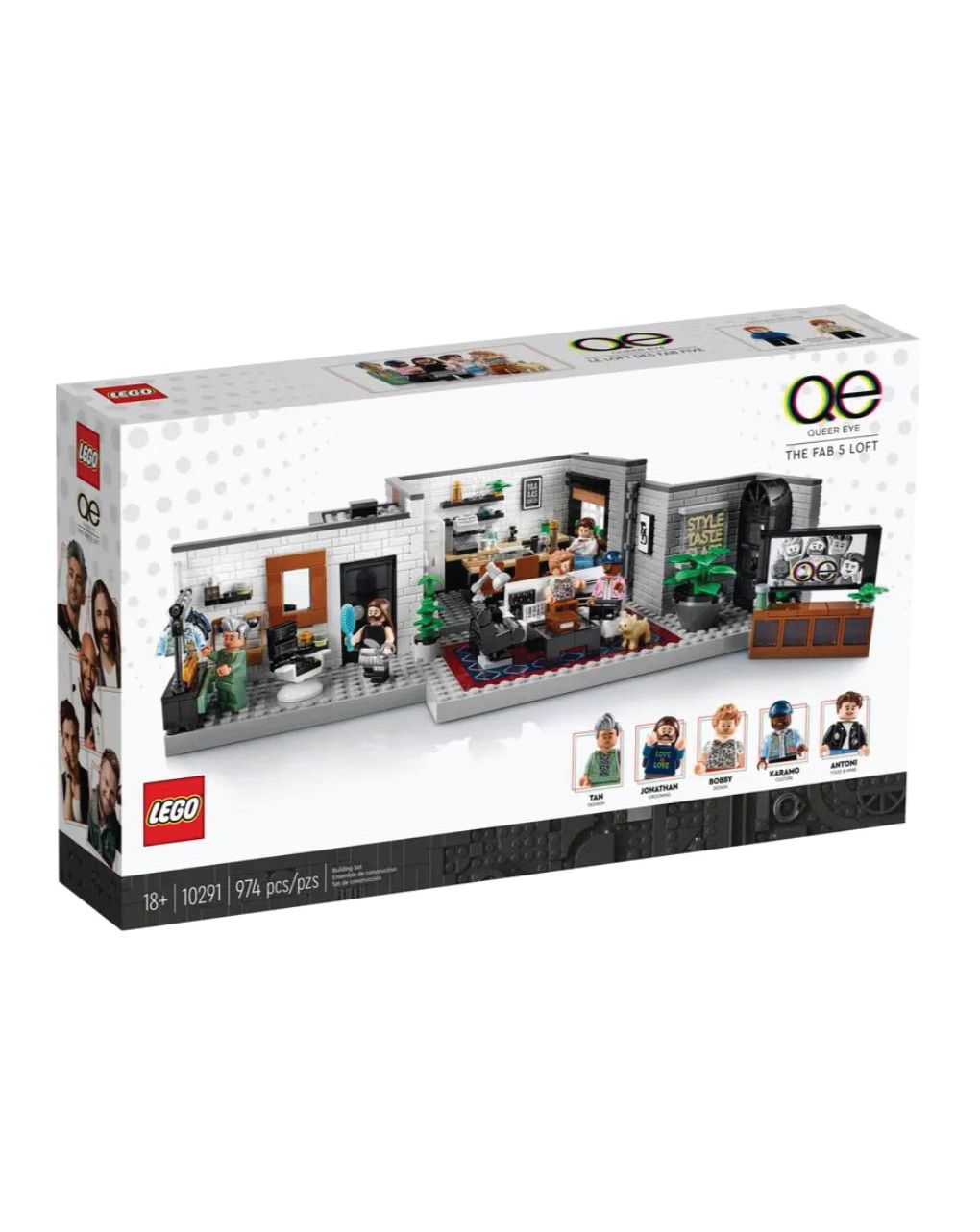 Lego creator expert queer eye the fab 5 loft (10291)
