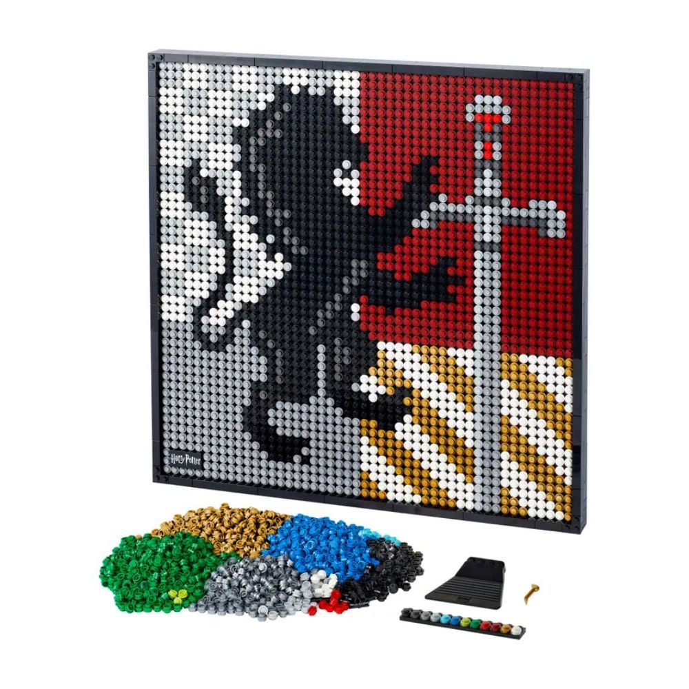 Lego art harry potter hogwarts™ crests 31201 - Lego, Lego Art