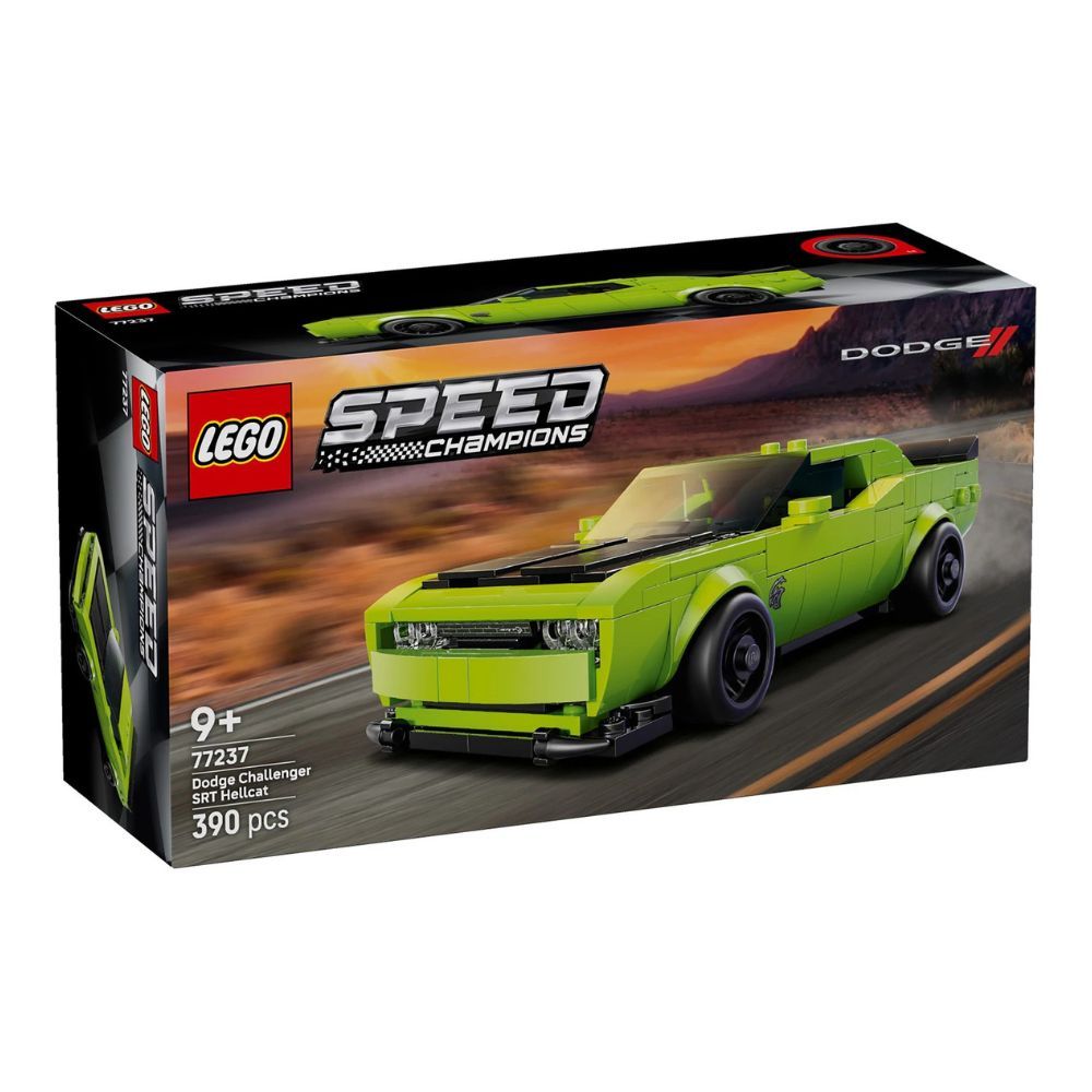 Lego speed champions dodge challenger srt hellcat sports car 77237