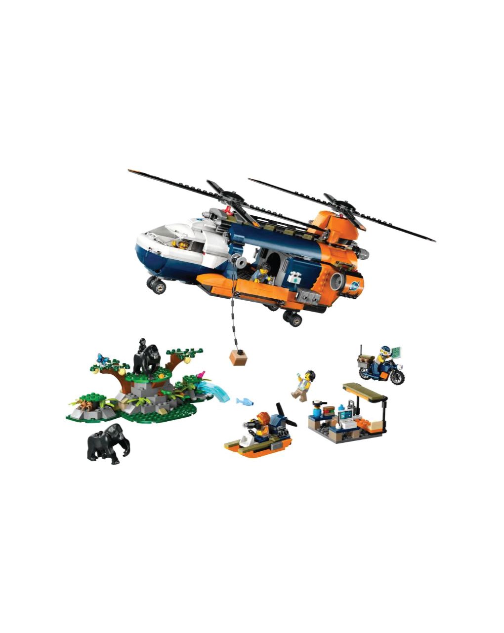 Lego city jungle explorer helicopter at base camp 60437 - LEGO, LEGO City