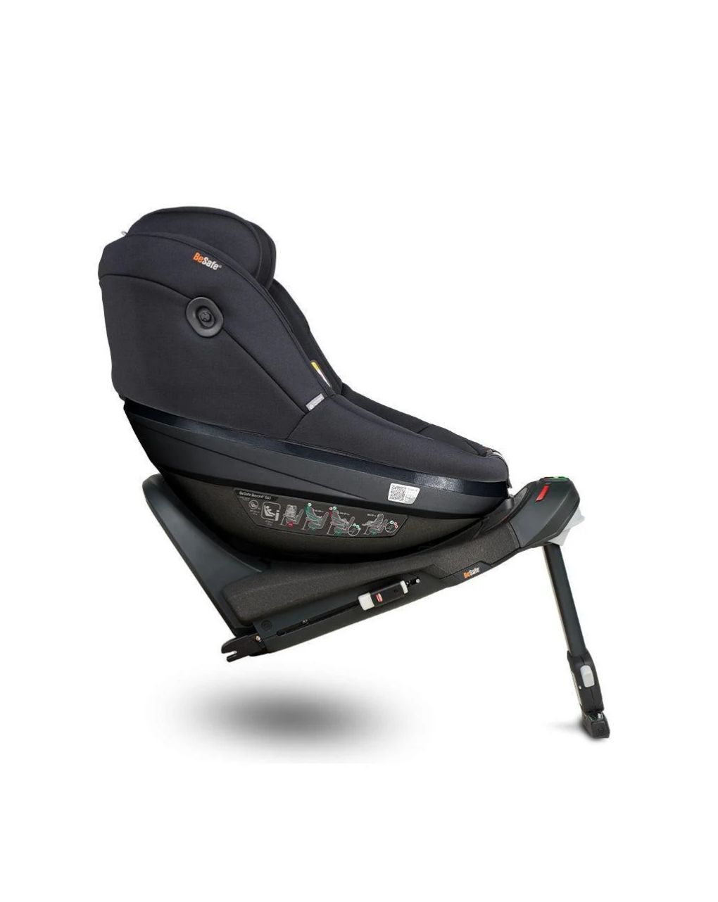 Besafe περιστρεφόμενο κάθισμα αυτοκινήτου beyond 2 360 i-size (61-125cm) black soft breeze 2001-11045369-bsb - Be Safe