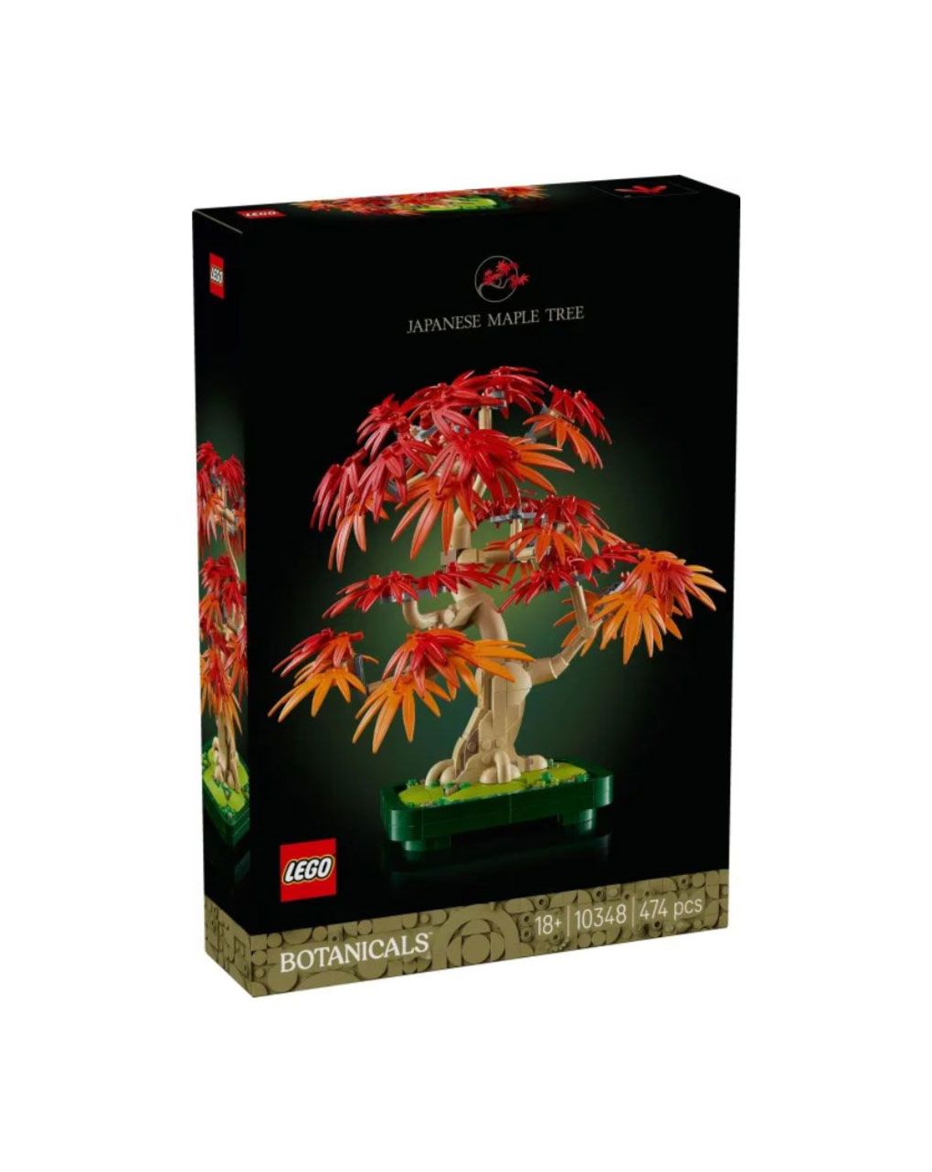 Lego botanical japanese red maple bonsai tree 10348