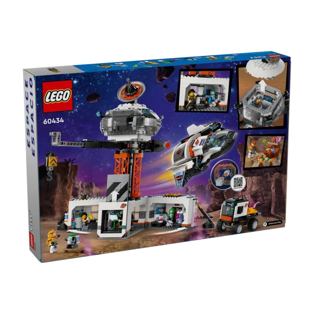 Lego city διαστημική βάση και πλατφόρμα εκτόξευσης πυραύλων 60434 - Lego, LEGO City Space Port