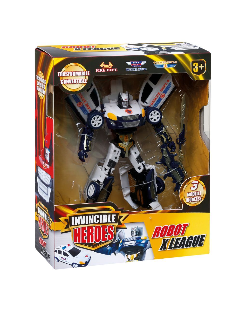 Invincible heroes robot που μετατρέπεται (3 σχέδια) - INVINCIBLE HEROS