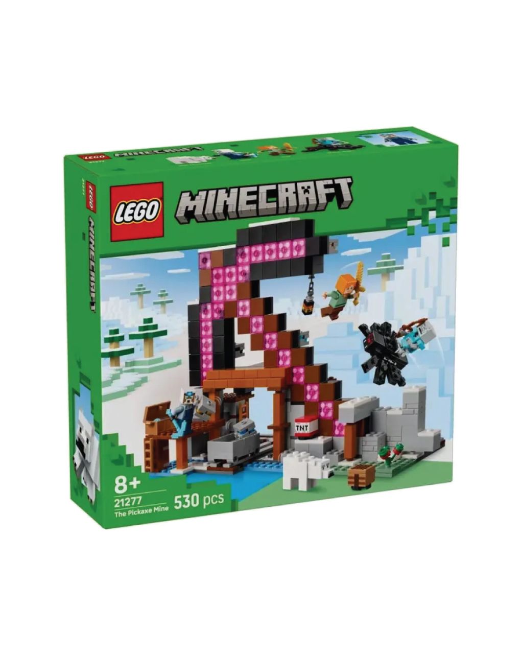 Lego minecraft the pickaxe mine 21277