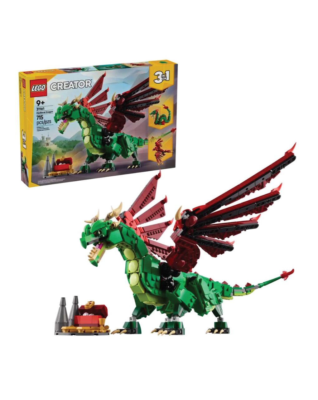 Lego creator 3in1 medieval dragon 31161 - Lego, Lego Creator