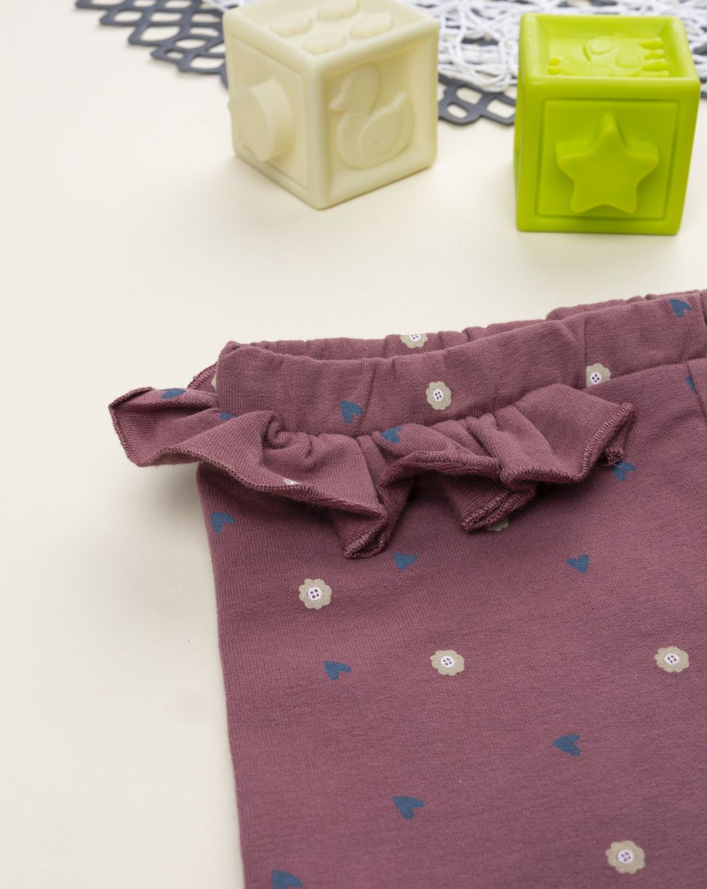 παιδικό κολάν ροζ φλοράλ για κορίτσι - Prénatal