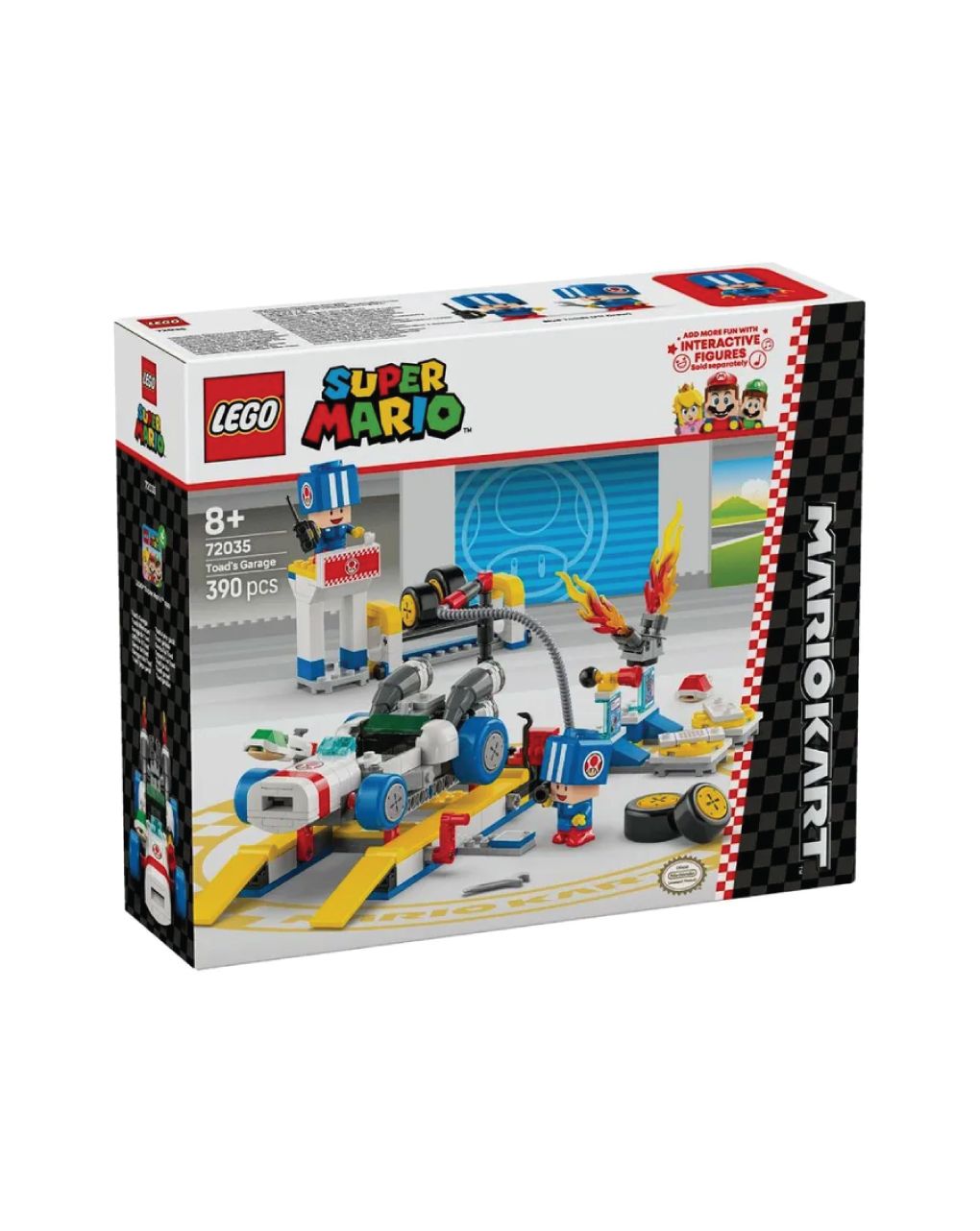 Lego super mario kart™ toad's garage 72035