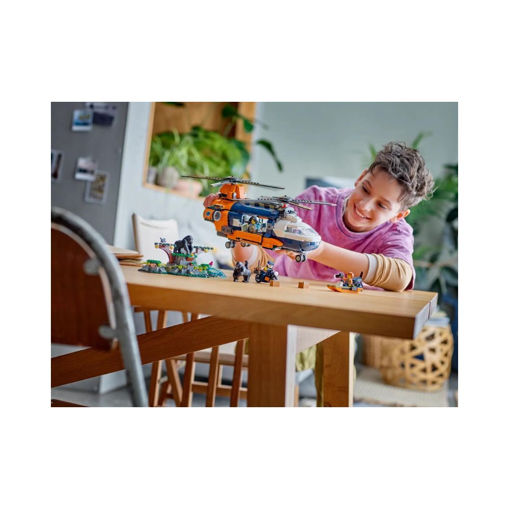 Lego city jungle explorer helicopter at base camp 60437 - LEGO, LEGO City
