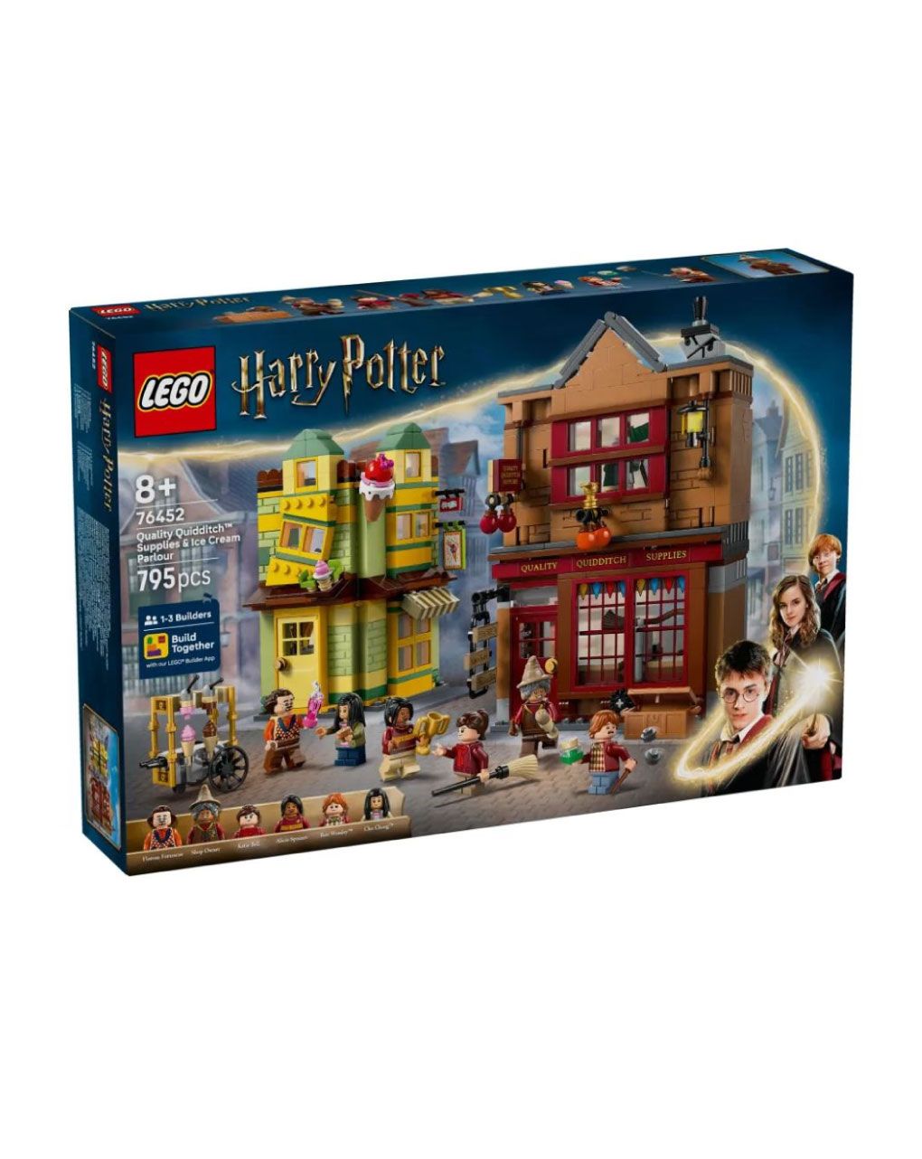 Lego harry potter quality quidditch supplies & ice cream parlour 76452