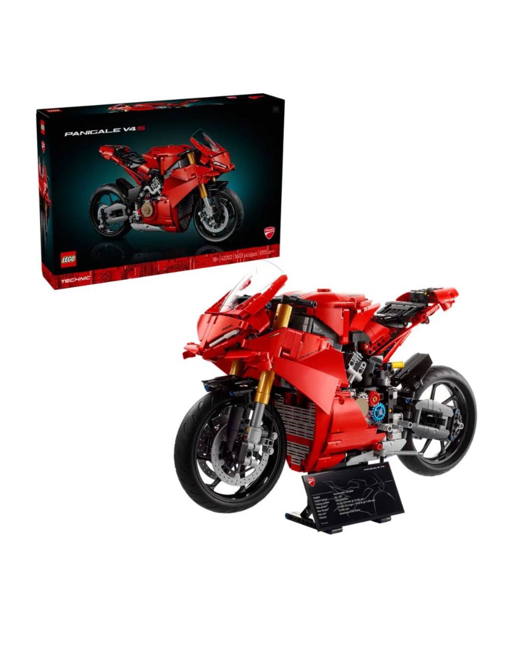 Lego technic ducati panigale v4 s motorcycle 42202 - Lego, Lego Technic