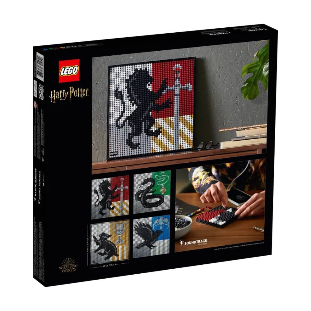 Lego art harry potter hogwarts™ crests 31201 - Lego, Lego Art