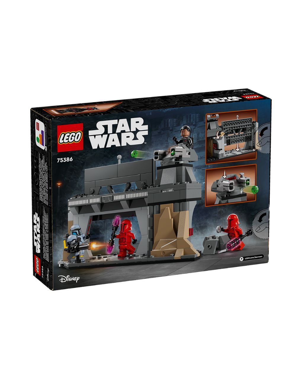 Lego star wars paz vizsla and moff gideon battle 75386 - LEGO