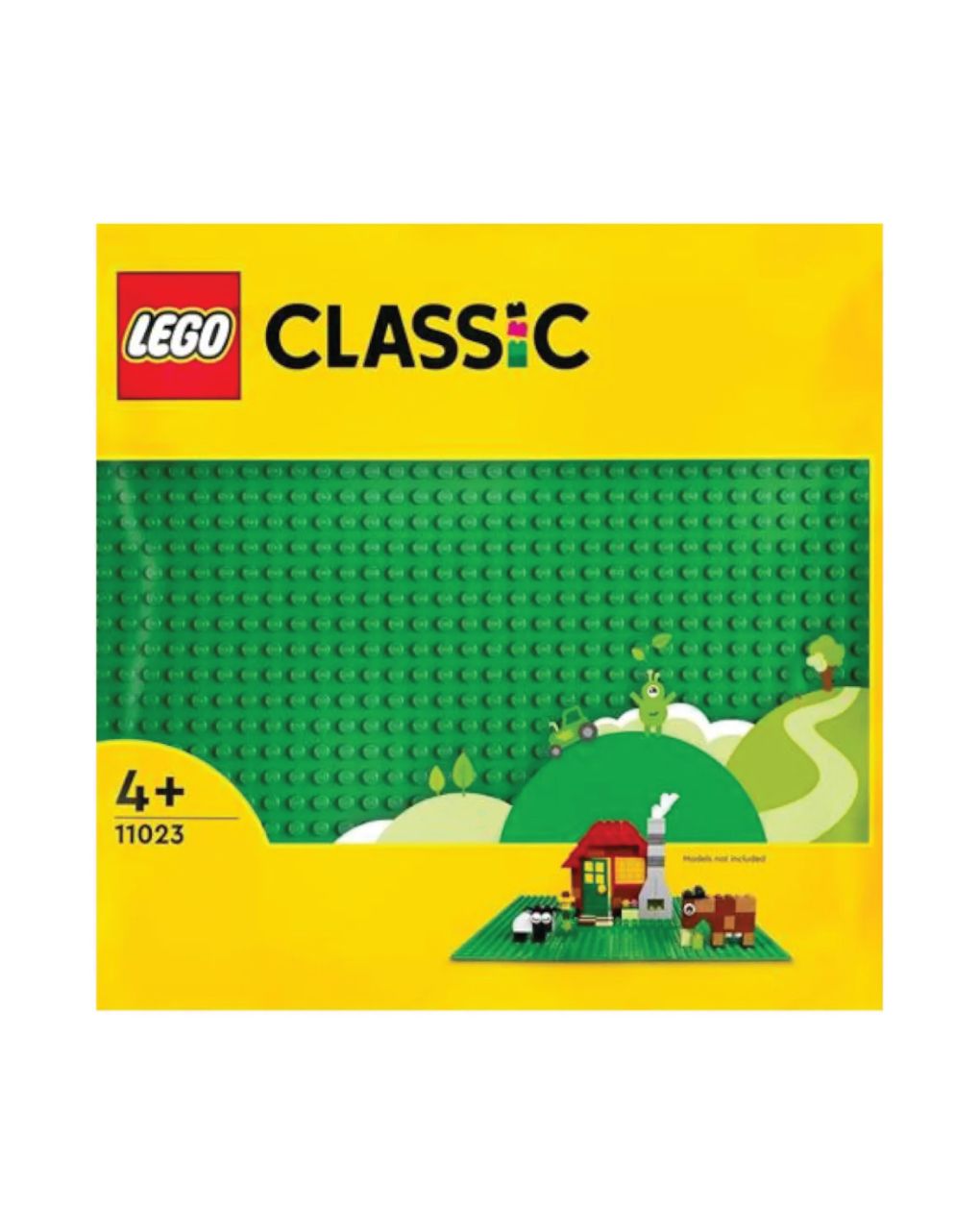 Lego classic green baseplate 11023