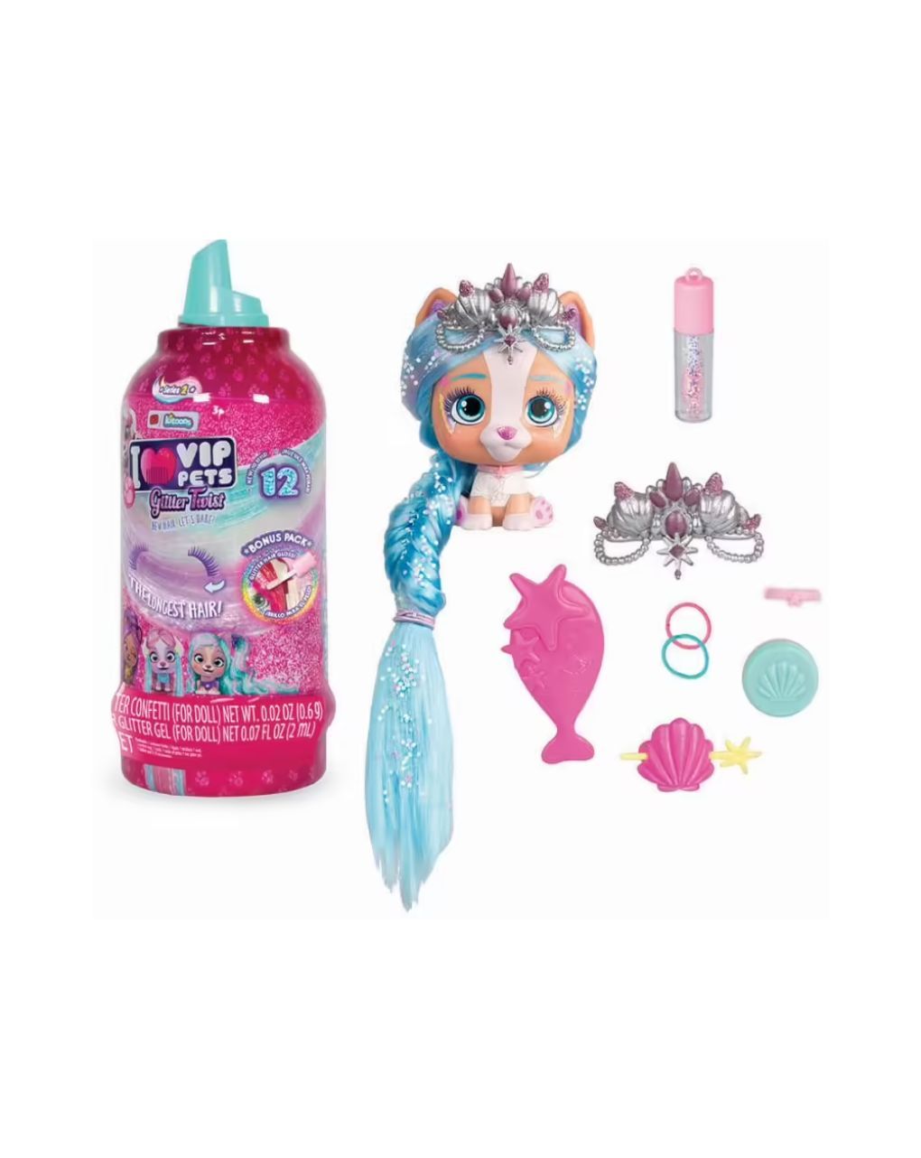 Vip pets σειρά 1 glitter twist 1013-71237 - AS Company