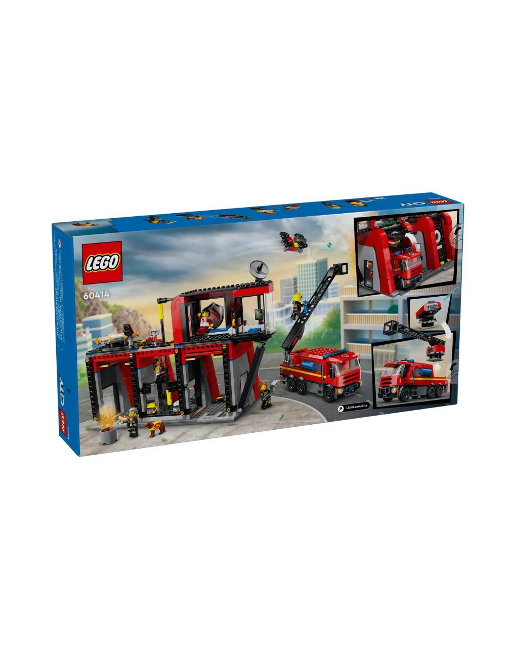 Lego city fire station with fire truck 60414 - Lego, Lego City