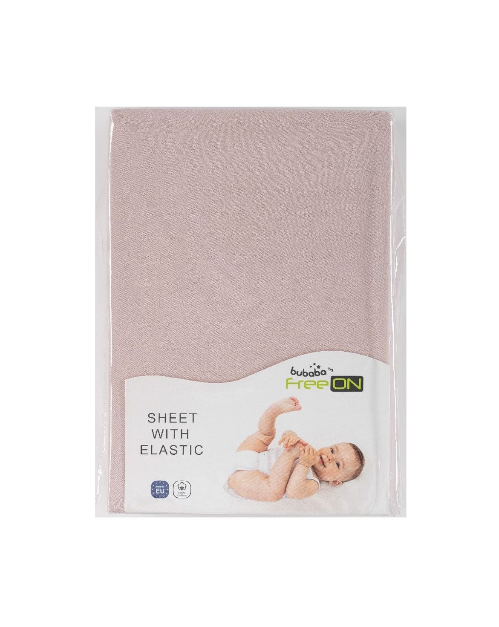 Bubaba σεντόνι με λάστιχο ροζ 83815 - BUBABA