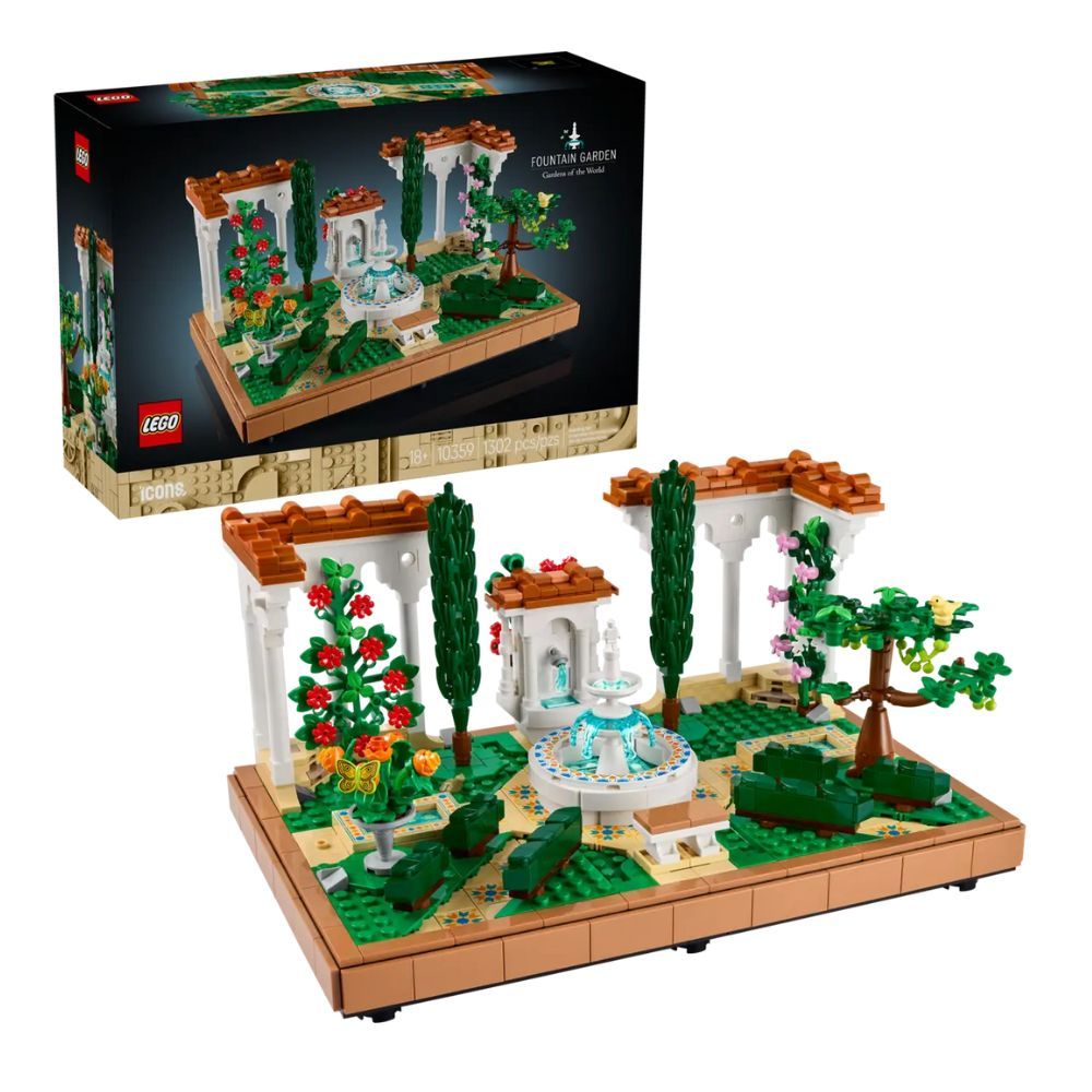 Lego icons fountain garden 10359 - Lego, LEGO Icons