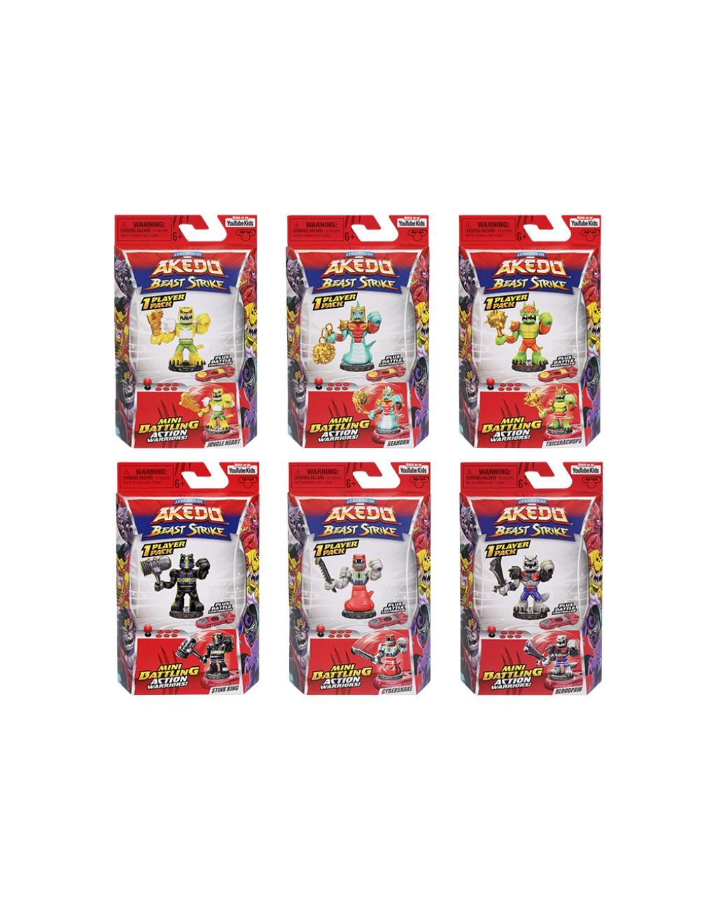 Akedo beast strike single pack ake17000 - Giochi Preziosi