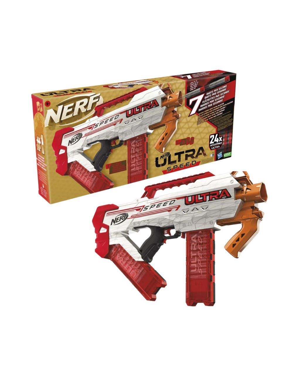 Nerf ultra speed εκτοξευτής με 24 βελάκια f4929 - NERF