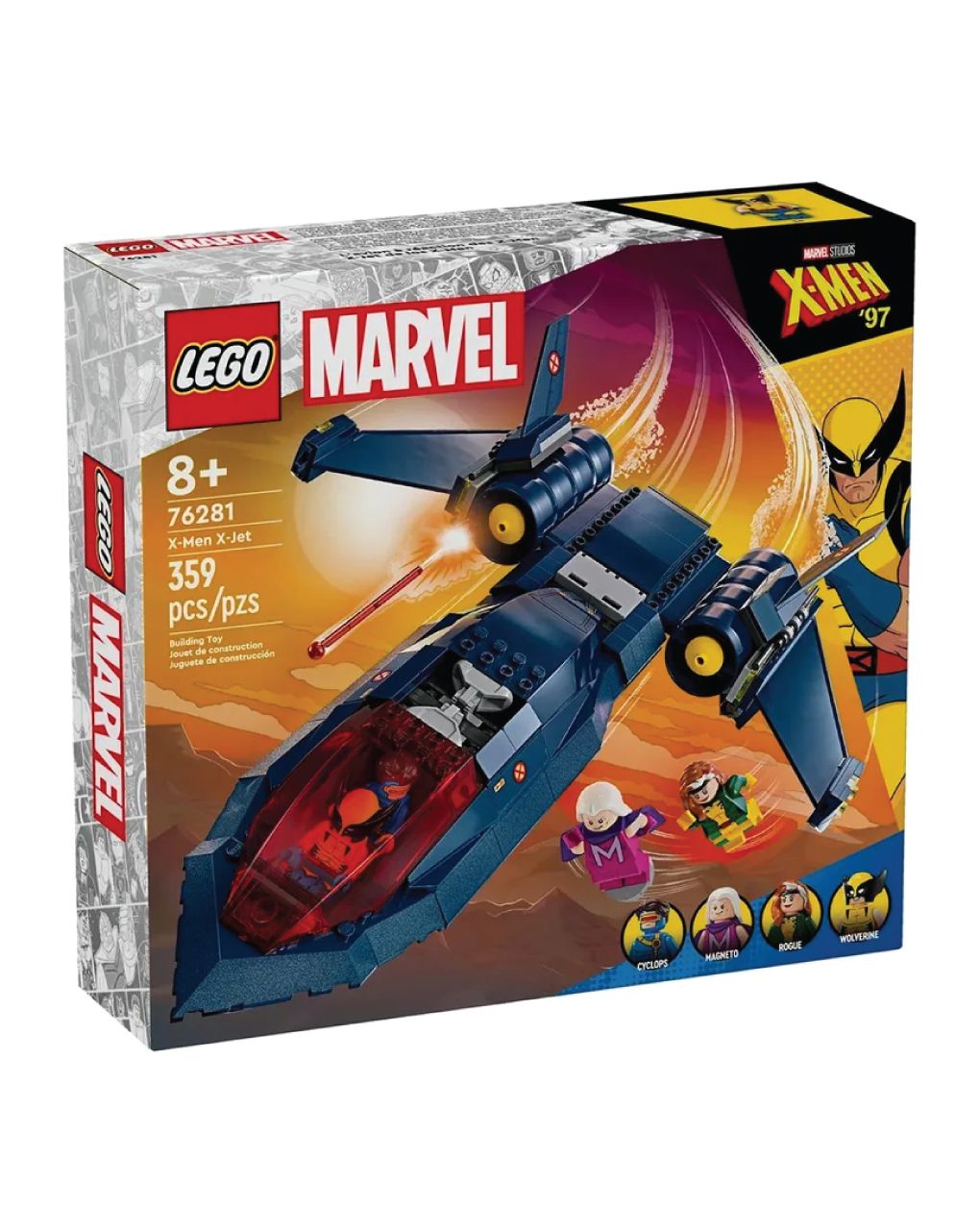 Lego super heroes x-men x-jet 76281