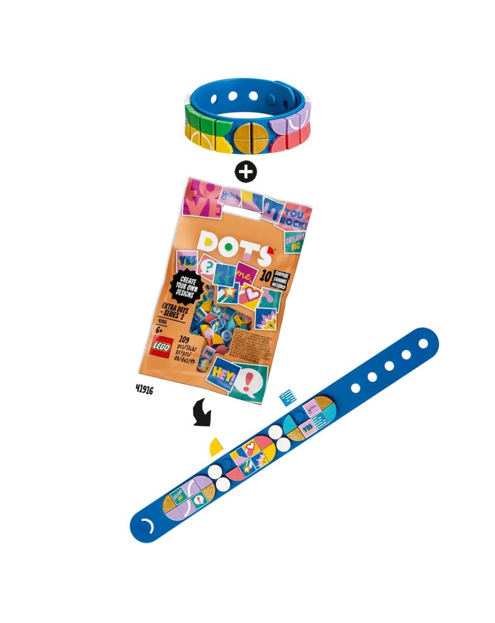 Lego dots go team! bracelet 41911 - Lego, LEGO Dots